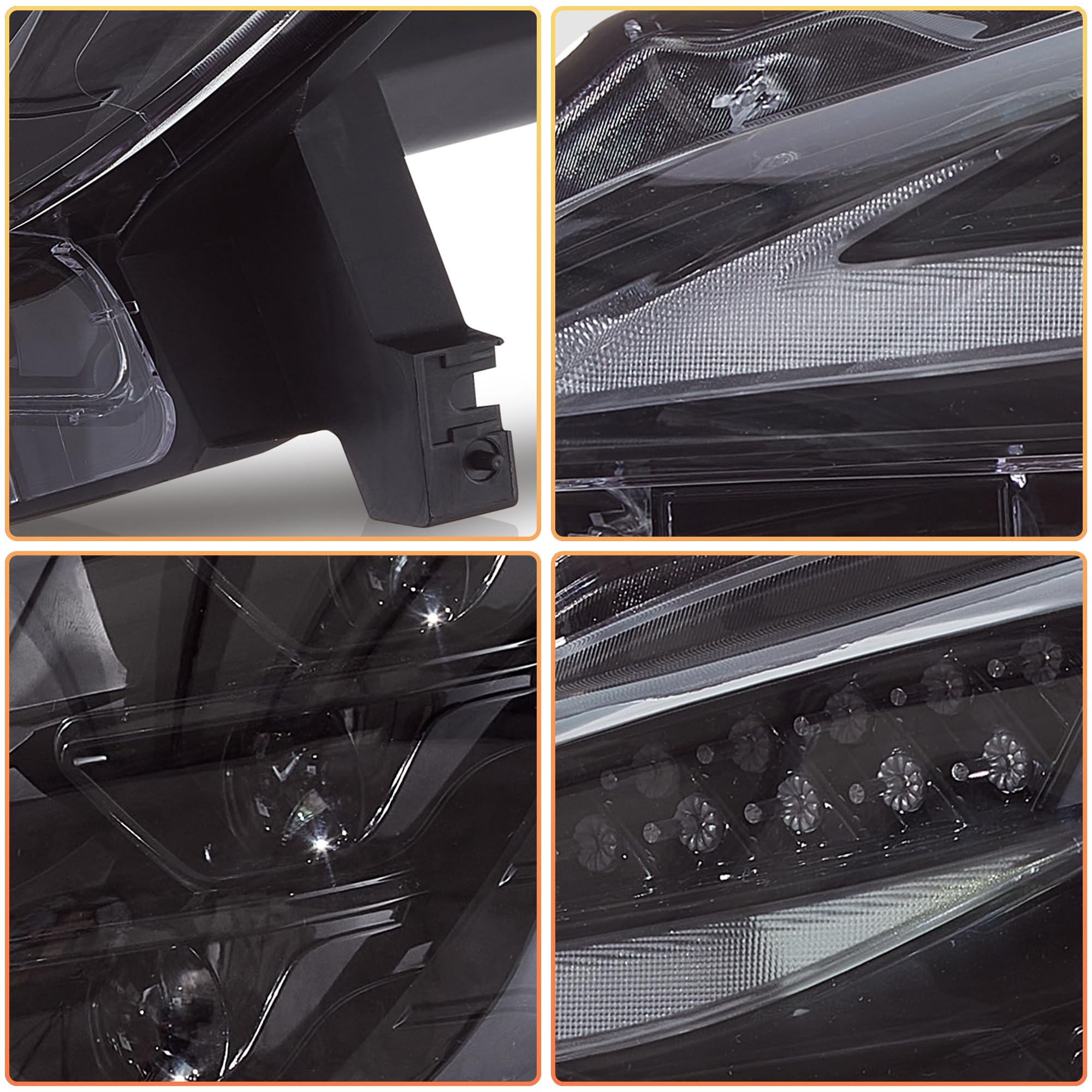 Reflektor Full LED do GT86 & BRZ 2012-2020, FR-S 2013-2016, dynamiczny wyświetlacz, strona kierowcy i pasażera
