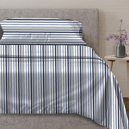 Miniatura 14 de Mayfair Linen - Juego de sábanas tamaño individual XL de 600 hilos, 100 % algodón, 3 piezas, refrescantes, en Yaxa, para colchón profundo