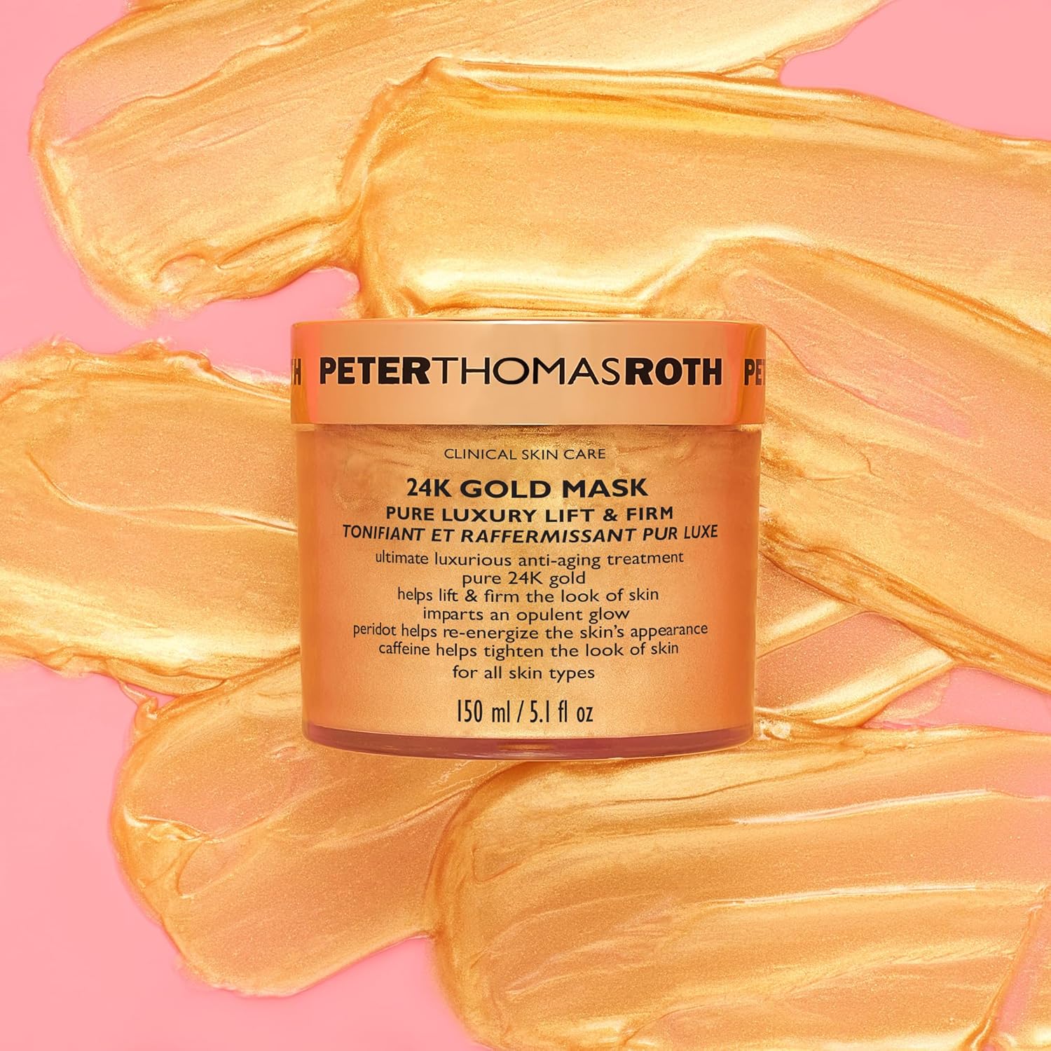 Peter Thomas Roth | Full-Size Pumpkin Enzyme Mask Enzymatic Dermal Resurfacer, Cucumber Gel Extreme De-Tox™ Hydrator and 24K Gold Mask Pure Luxury Lift & Firm - Image 5