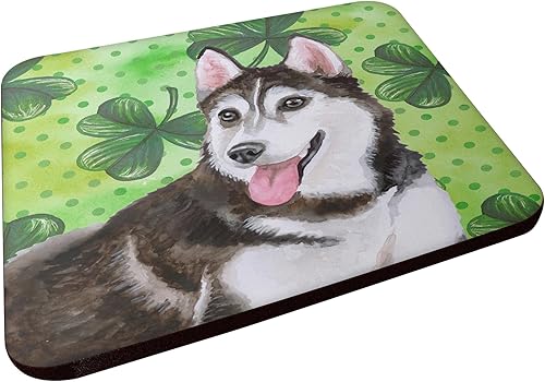 Caroline 's Treasures bb9886fc Husky siberiano # 2St Patrick' S decorativa posavasos, multicolor disponible en Yaxa Venezuela