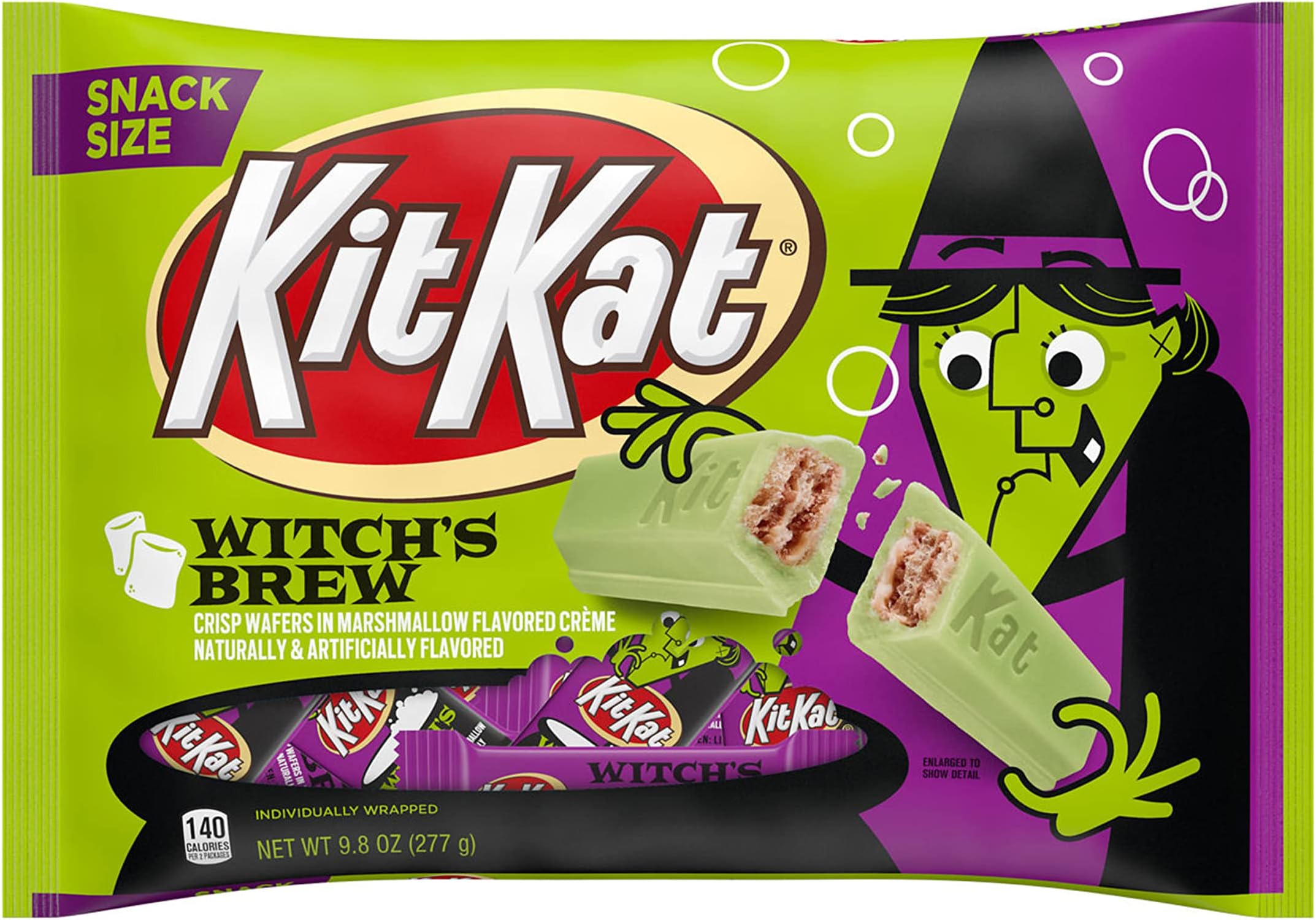 Kit Kat Halloween Snack Size Wafer Bars, 9.8 Oz