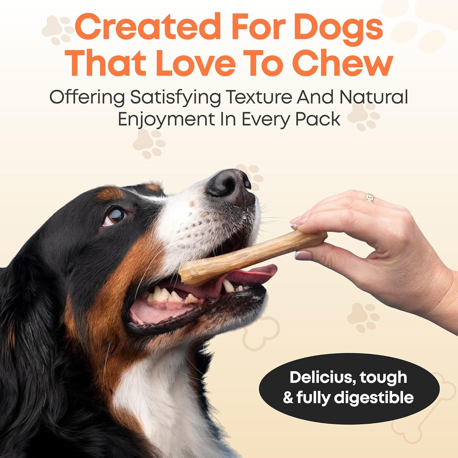 Fang & Claw Buffalo Cheek Dog Chews Variety Pack, Rawhide-Free Natural Dog Treats, 4" Cheek Rings, 6" Cheek Roll Bones and Rolls, Long Lasting Chews for Medium and Large Dogs