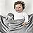 CREVENT Cozy Plush Baby Security Blanket, Loveys for Baby Girls and Boys, Birthday (Penguin)