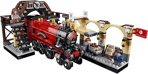 Miniatura 4 de LEGO Harry Potter Hogwarts Express 75955 - Juego de construcción de tren de juguete que incluye tren modelo y minifiguras de Harry Potter, Hermione