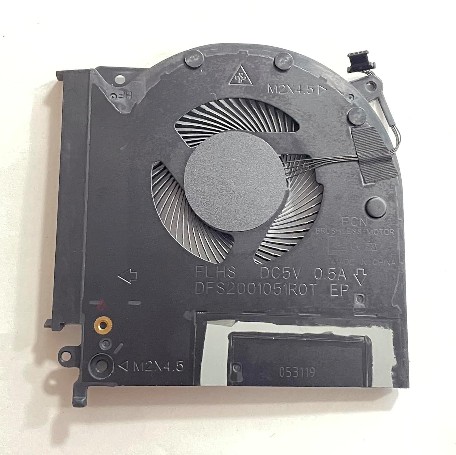 Fleshy Leaf Replacement CPU+GPU Cooling Fan for Dell Alienware M15 R2 (GTX1660TI) 2019H N18E P87F Gaming Laptop DFS2001051R0T DFS5M325063B1P FLHS FLHR DC5V