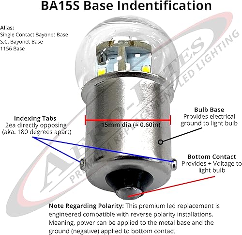 Miniatura 7 de Repuesto LED de bombilla miniatura #89  1214 V CC  Regulable  Reemplaza #67, 69, 89, 9421777, 98, 1247, 441067-1, 97, 631, 89LL, 1155, 97-I (paquete