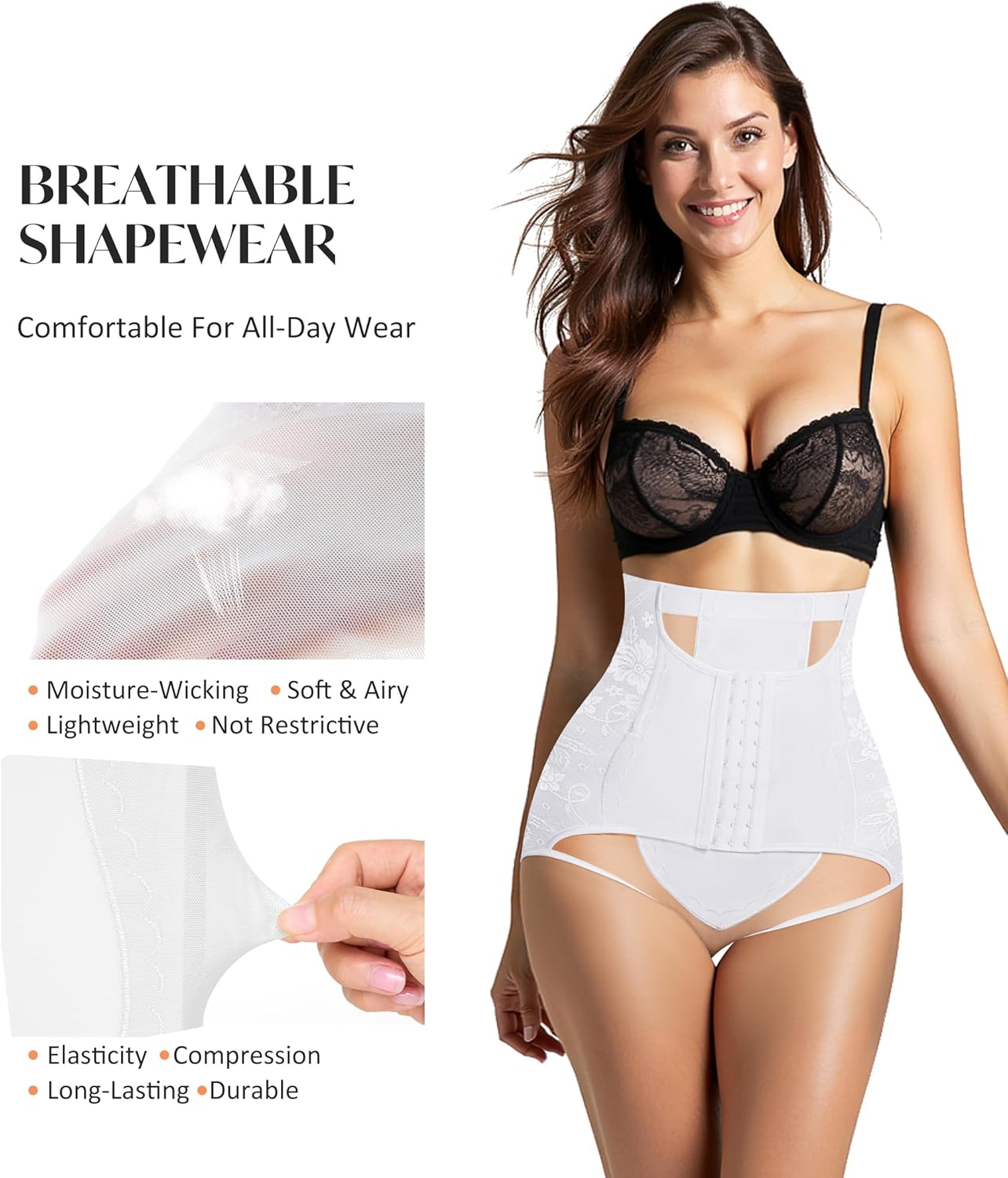 CYDREAM シェイプウェア 腹部コントロール 下着 女性用 Faja ボディシェイパー 産後 ハイウエスト スリミング ヒップシ