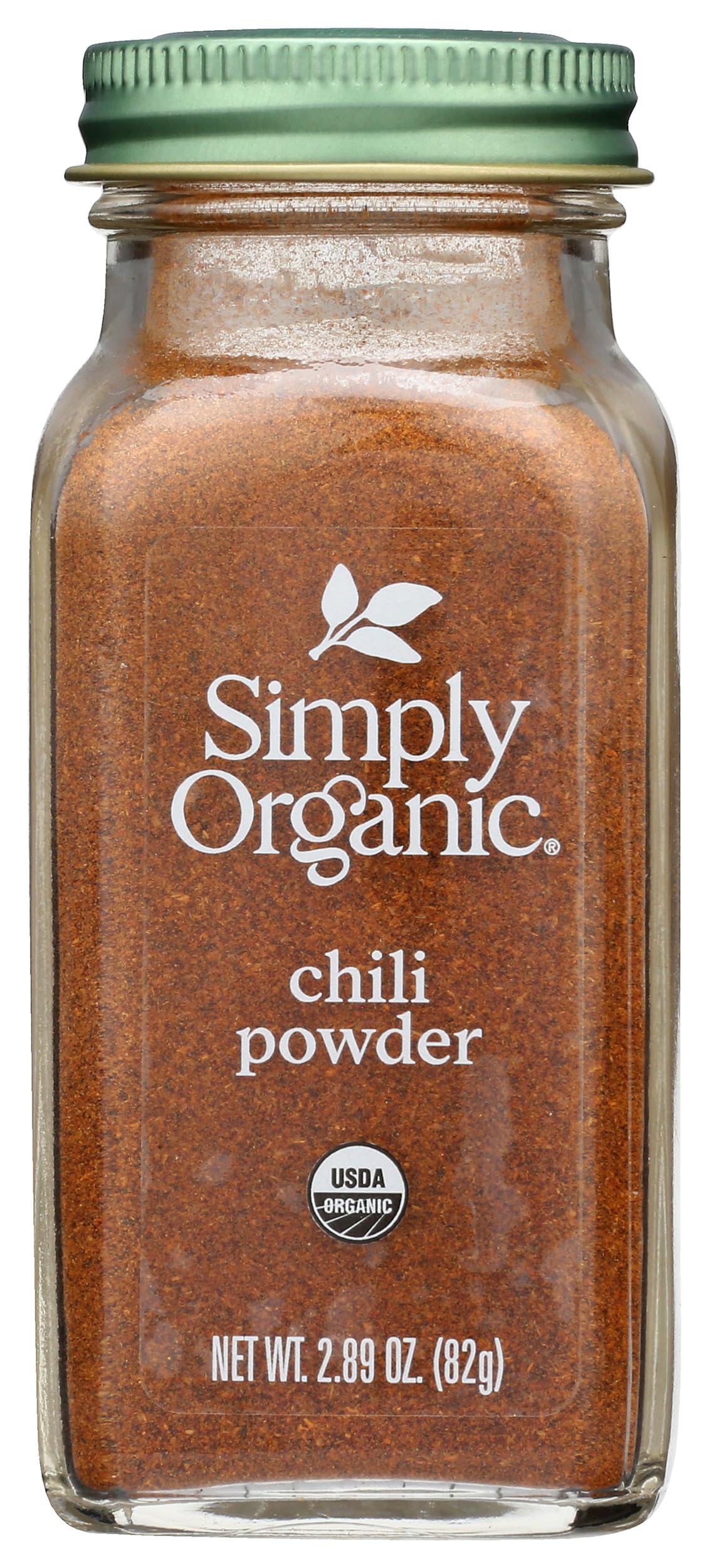 Simply Organic Chili Powder, Kosher, USDA Certified Organic, 2.89 Ounce (Pack of 6)