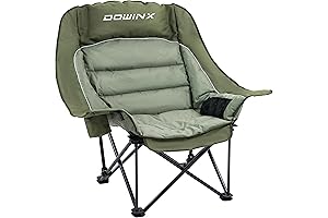 Dowinx Oversized Camping Chair: 400 lb Capacity, Ultimate Comfort
