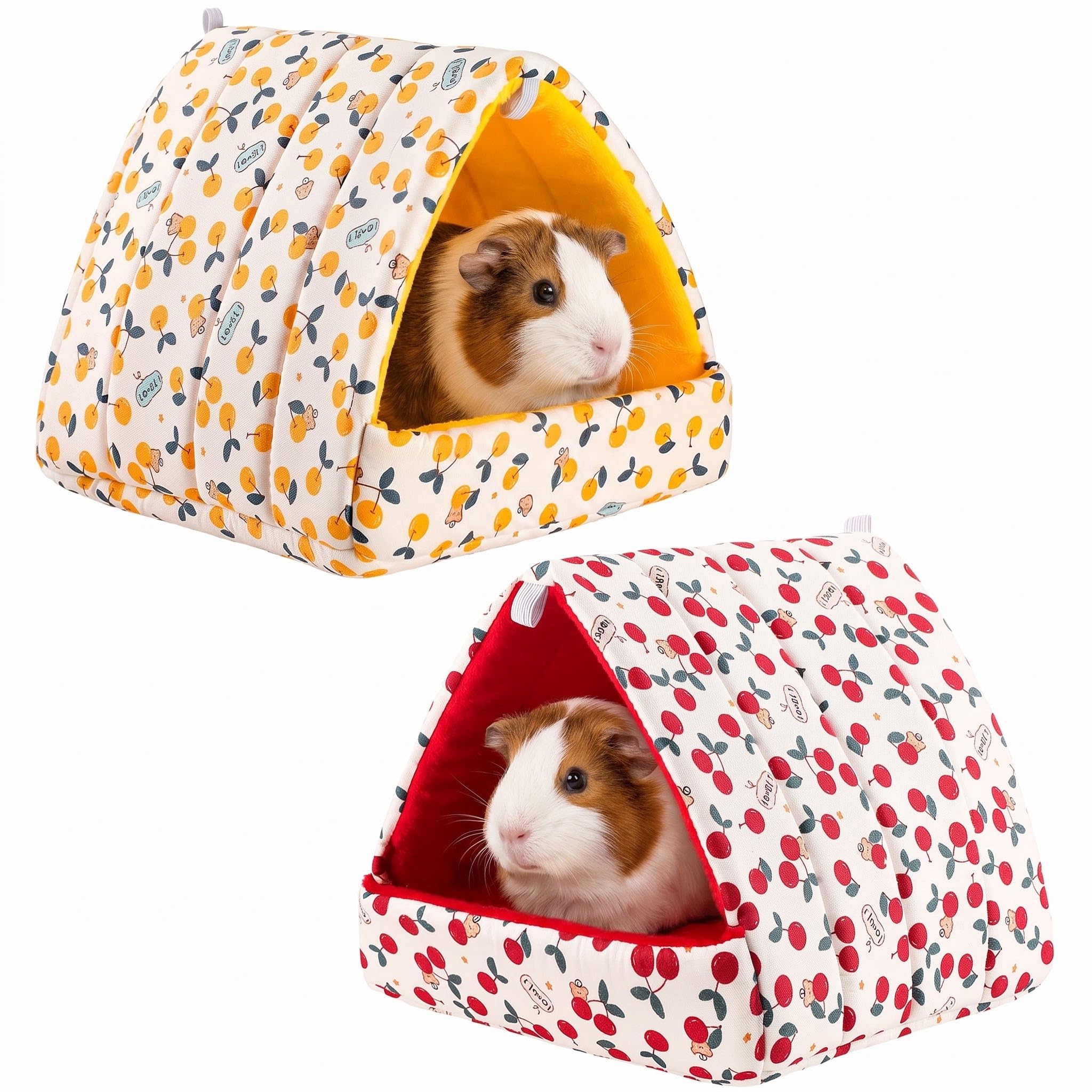2 Packs Guinea Pig Bed Small Animal Guinea Pig Hideout Warm Sleep Bed