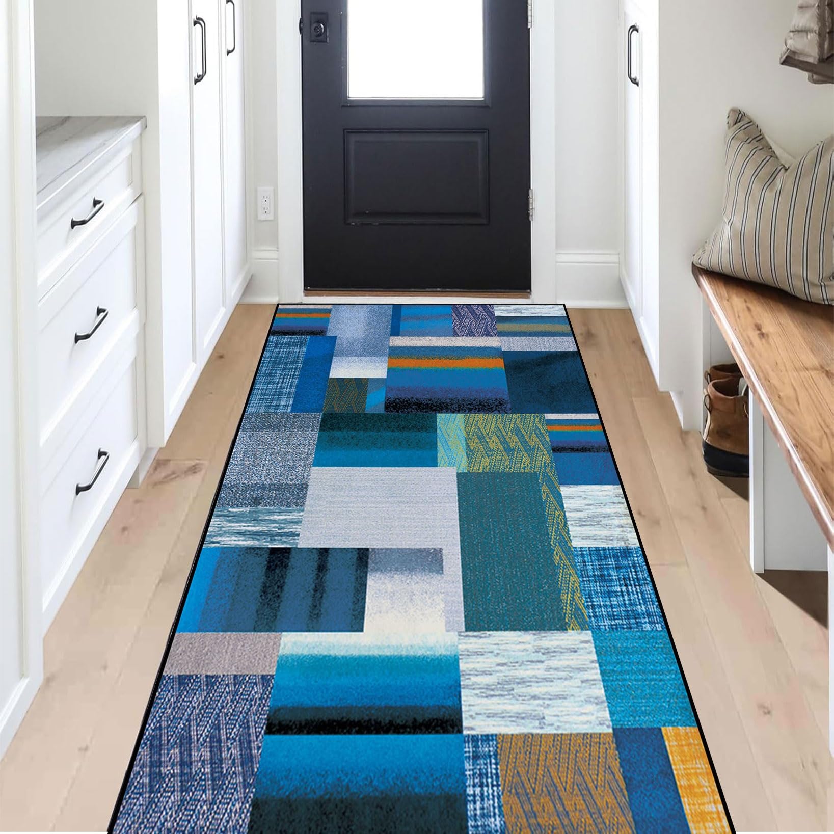 Tapis Passage Antidérapant 130cm SUNLIMEI Tapis De Cuisine 40x130 Cm Lavable Antidérapant - Moquette Entrée Anti-Fatigue Microfibre