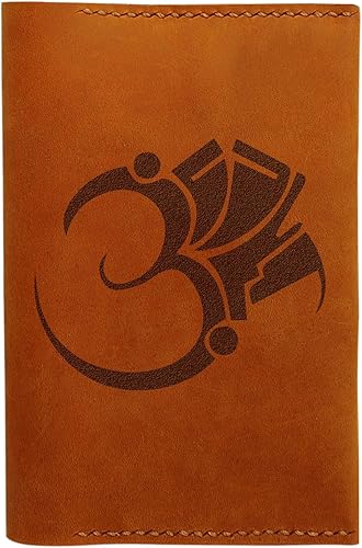 OM buddhish Sign Handmade Funda de piel Passport Holder HLT _ _ _ _ _ _ _ _ _ _ 01), HLT_011720-1