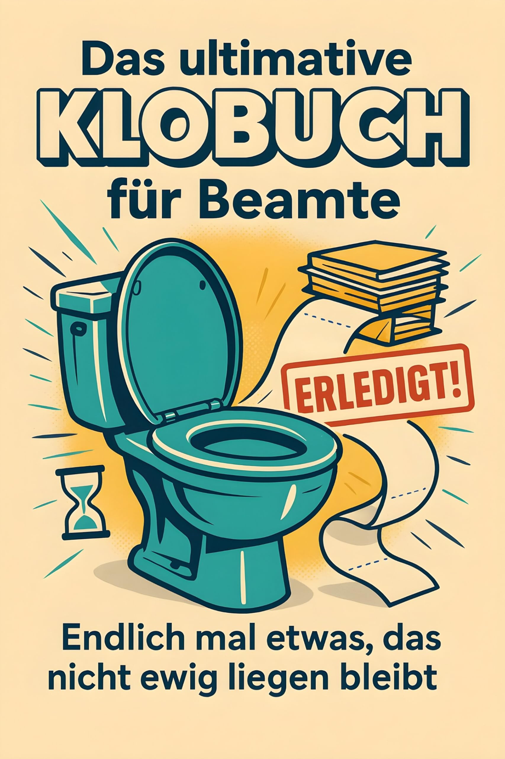 Das ultimative Klobuch für Beamte: Endlich mal etwas, das nicht ewig liegen bleibt. Lustiges Geschenk mit Lifehacks, Fun Facts und Geschichten
