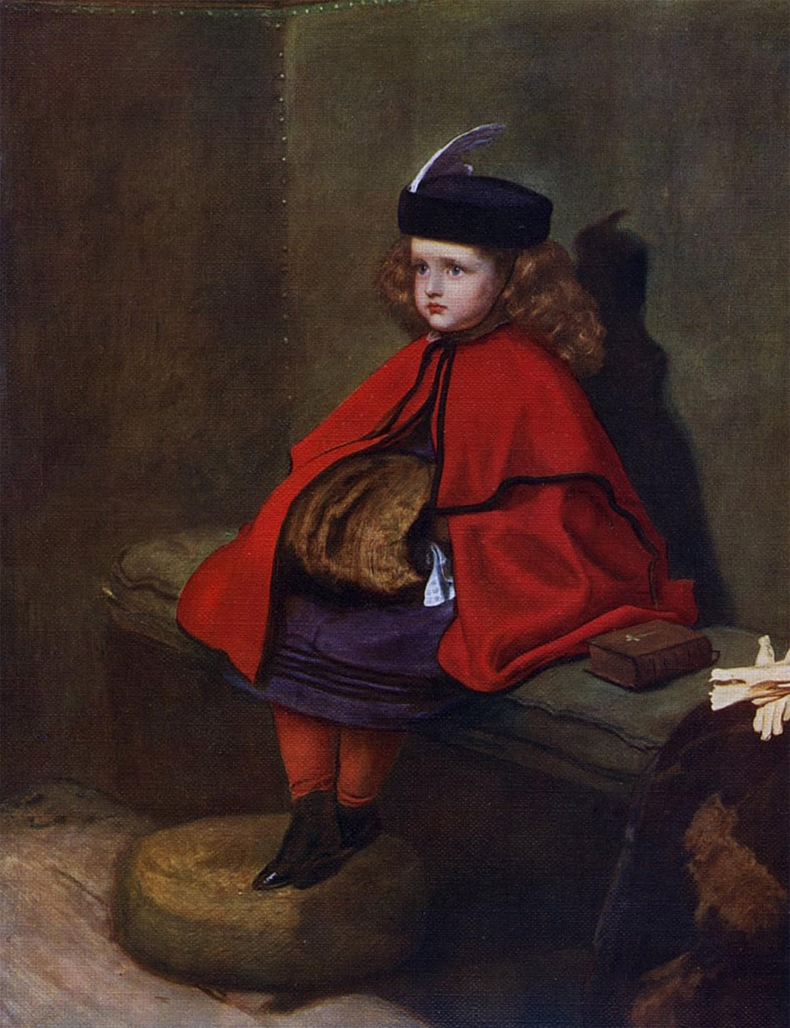POSTERIIk Famous Modern Artwork Art Mural My First Sermon by John Everett Millais Oil Paintings Pictures for Home Decor 60x90cm