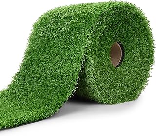 Yescom Artificial Grass Rug Paver Turf Strip Fake Carpet Synthetic Lawn 50'x1'(50 Sq.Ft) 1.38" Pile Height for Landscape Walkway