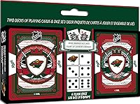 Vista 2 de MasterPieces Game Day - NHL Boston Bruins - Juego de 2 cartas y dados - Juego con licencia oficial para adultos y familia