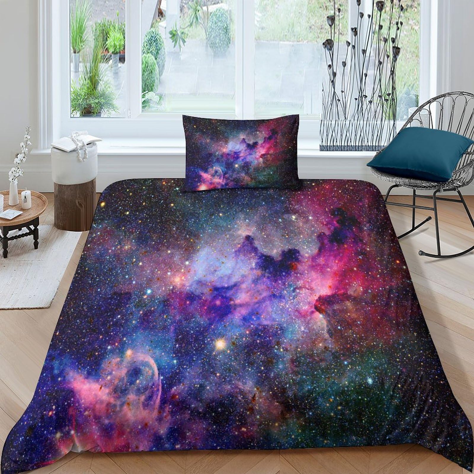 Linge de lit IOFEER 135x200cm pour en finir avec les draps rêches qui perdent leurs couleurs