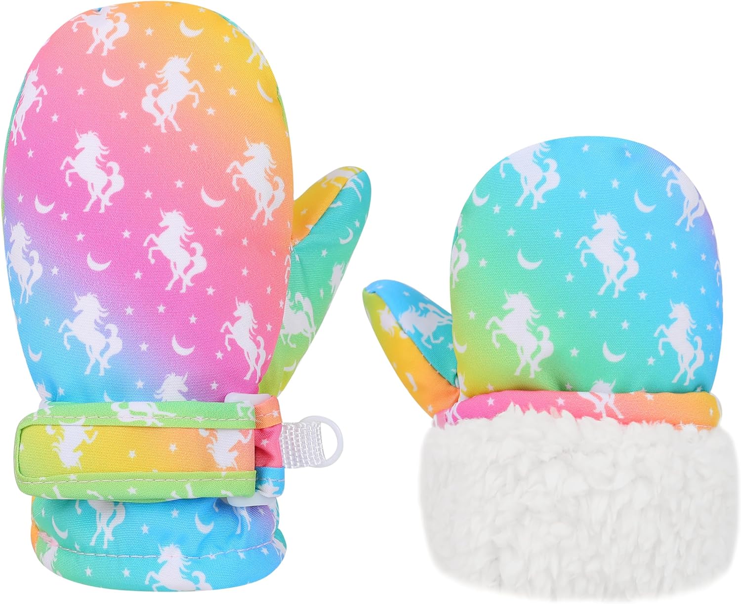 Toddler Gloves Baby Mittens Winter Warm Lined Fleece Gloves Waterproof Snow Baby Girls Mitten for Boys - Image 3