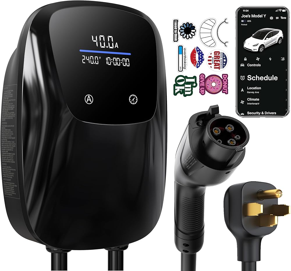 Amazon.com: Tera Electric Vehicle Charger J1772: ETL Certified