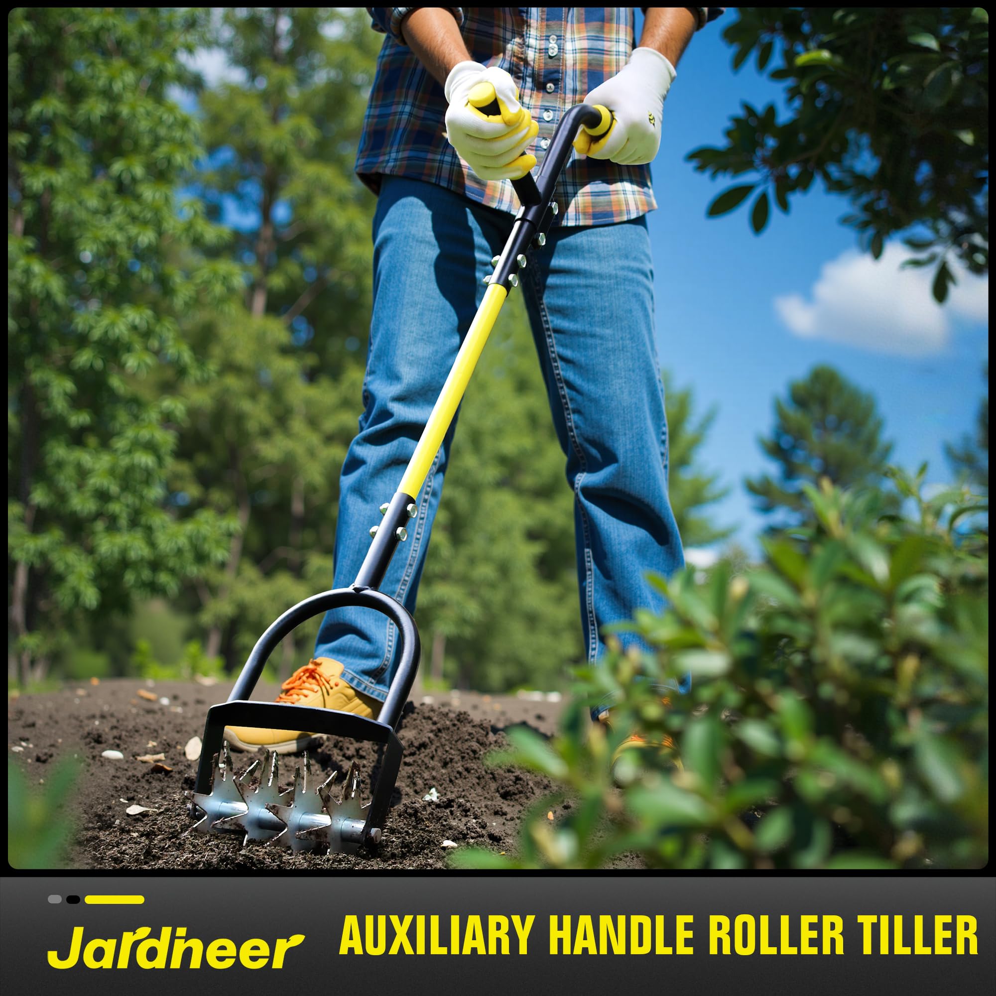 Jardineer Motoculteur manuel amélioré