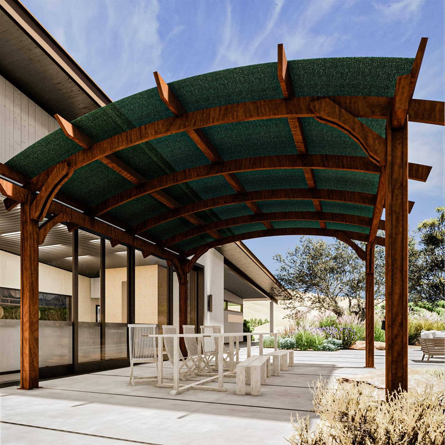 INFRANGE Heavy Duty Shade Fabric Sun Shade Cloth Privacy