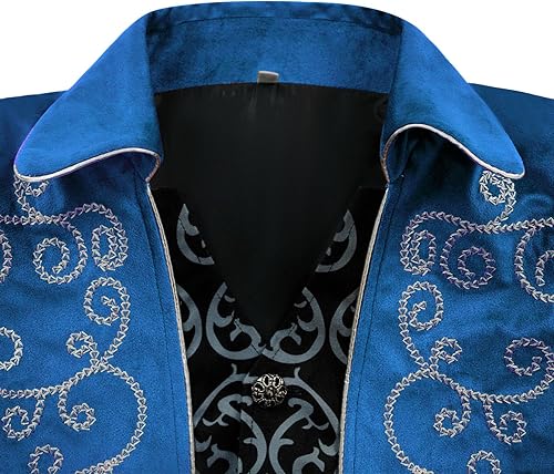 Miniatura 4 de Chaqueta steampunk gótica medieval vintage para hombre, disfraz de Halloween