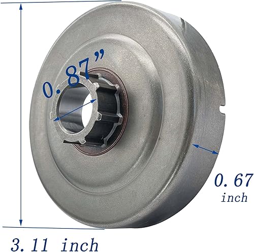 Miniatura 5 de Rodamiento de aguja E-Clip de embrague de cadena para motosierra de gasolina STIHL MS360 MS361 MS440 MS460 MS461 046