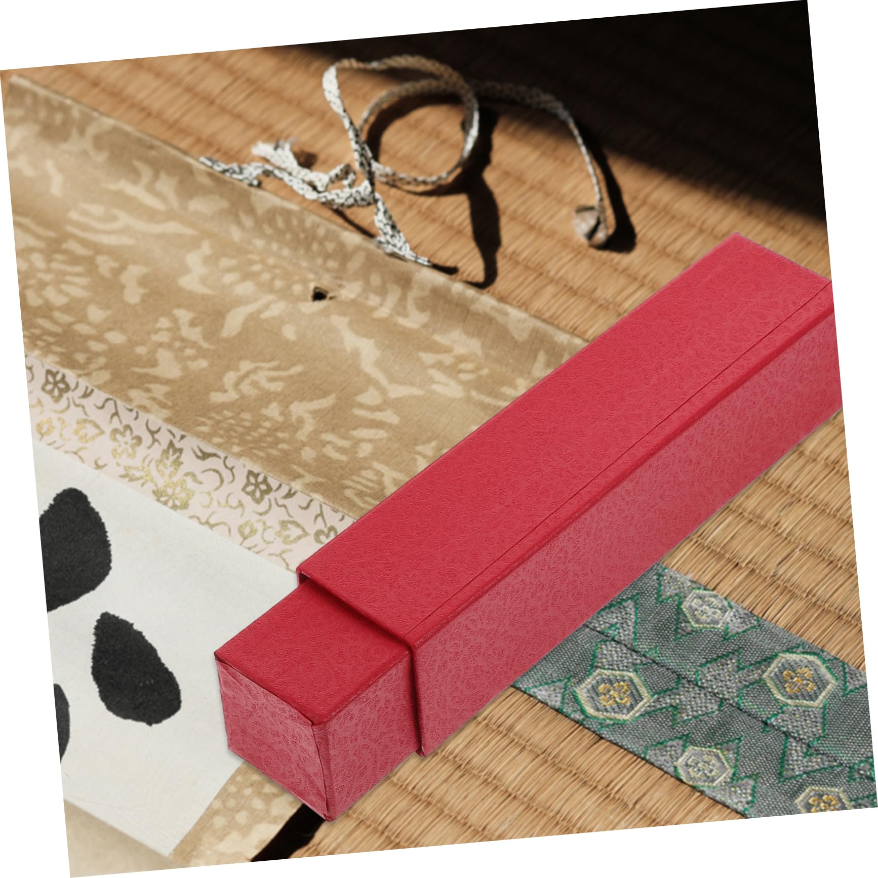 Amazon.co.jp: SECFOU 巻物用紙収納ボックス 23×38cm 2個セット 紙素材
