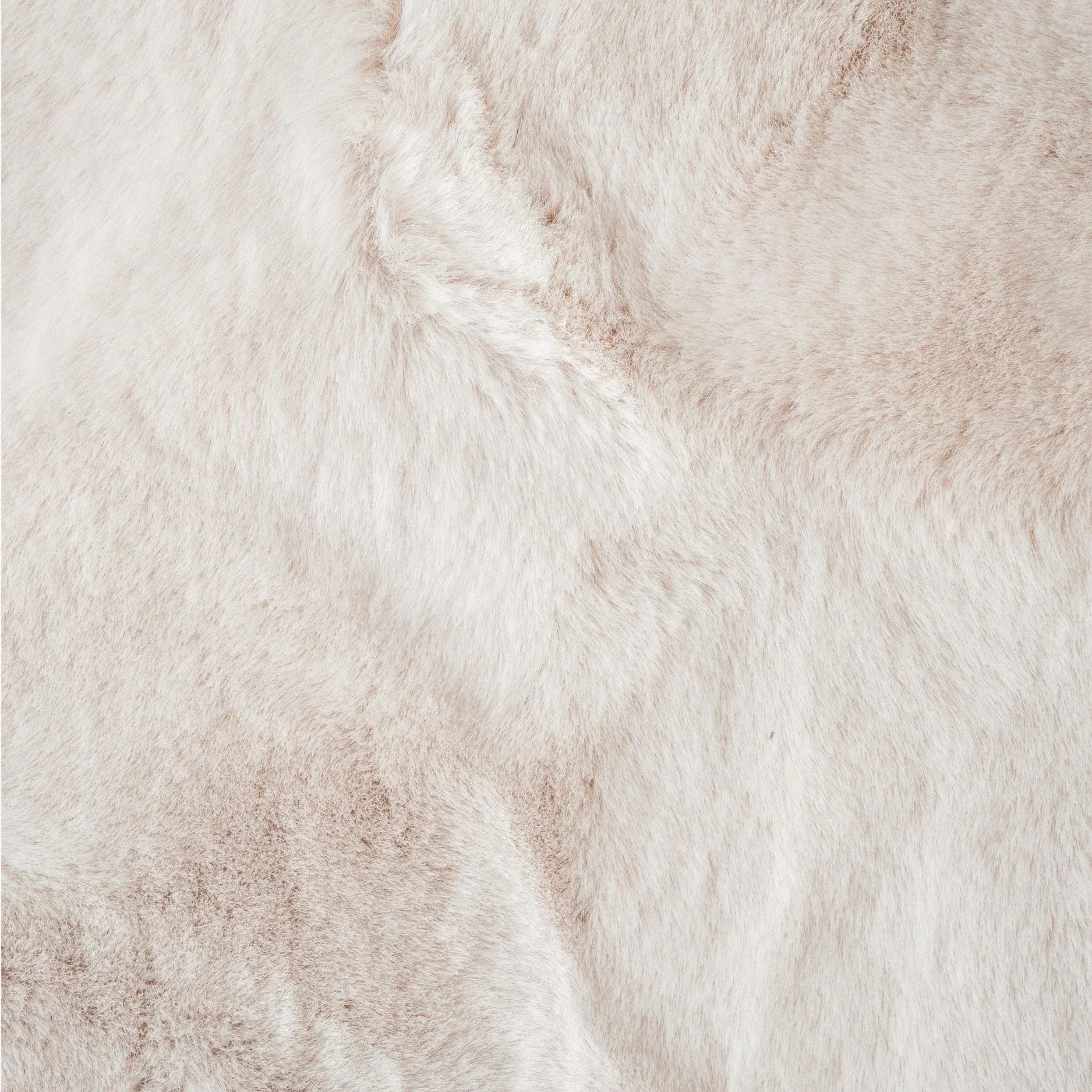 Tappeto shaggy 70 x 370 cm crema Dave - in pelliccia sintetica a pelo lungo - Soffice a pelo lungo per soggiorno, camera da letto e cameretta