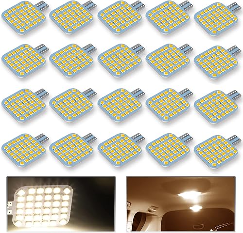 Miniatura 9 de 20 bombillas LED para interior de caravana T10 921 922 912 194, bombillas LED superbrillantes, iluminación de repuesto 36-SMD 2835 4500K blanco