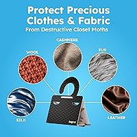 Vista 9 de Trampas para polillas de ropa y despensa BugMD (18 unidades) – Repelente adhesivo a base de feromonas para armarios, gabinetes y vestuarios – No