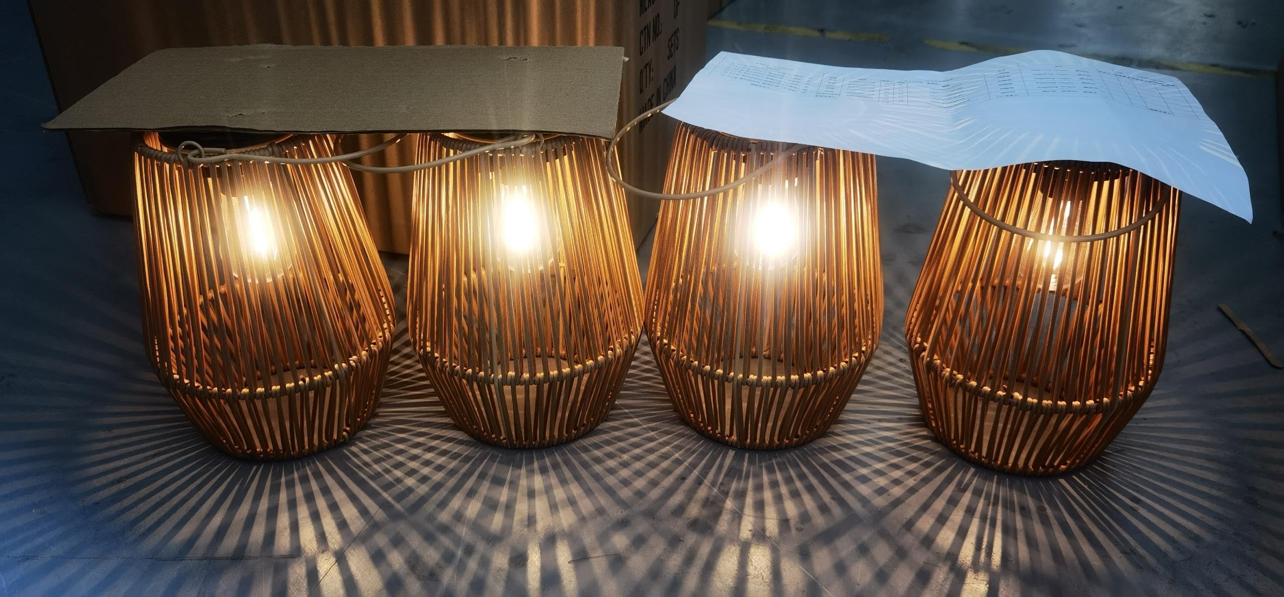 Solar Light Outdoor 4 Pack Waterproof