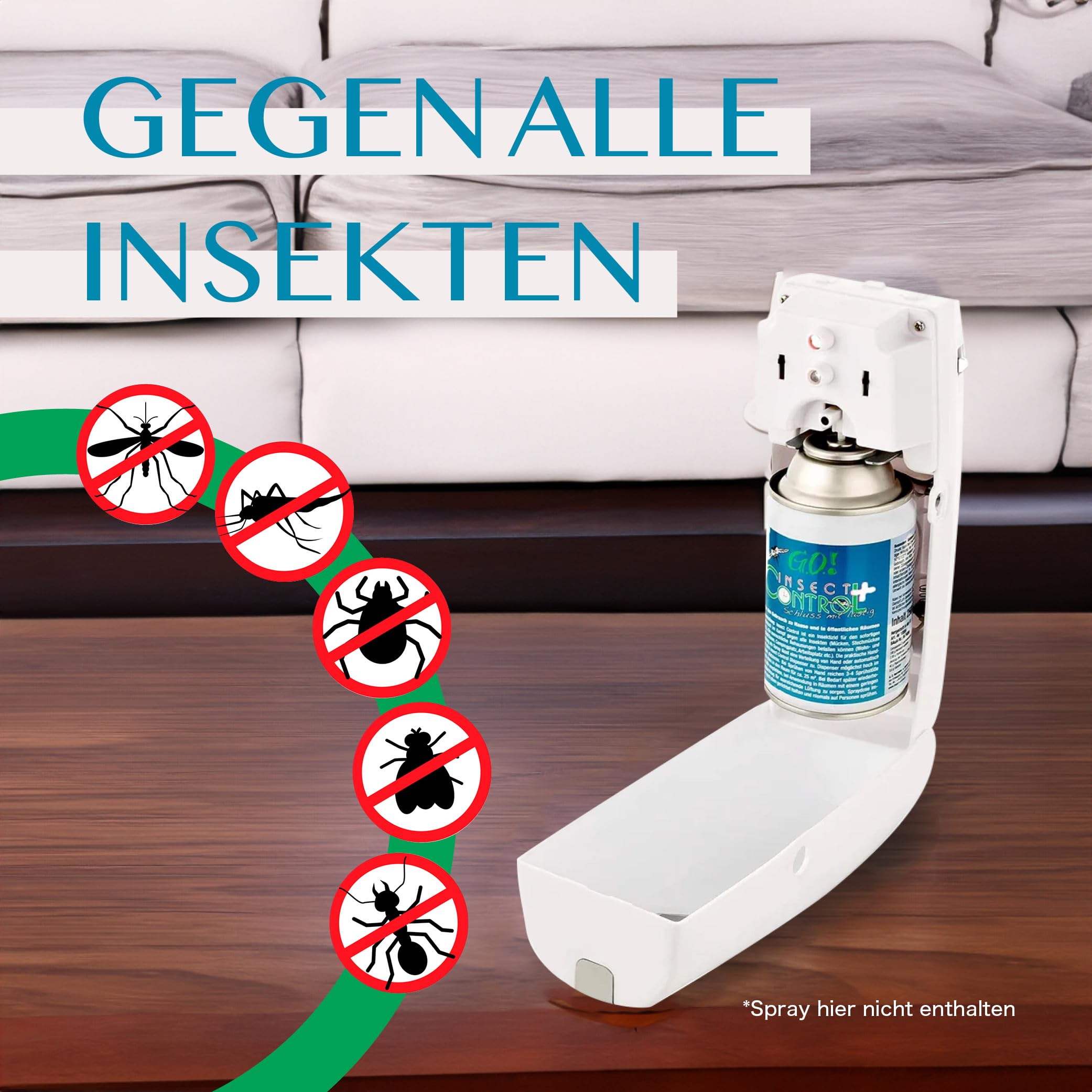 Dispenser Standard (#1) (Sprühapparat, Zerstäuber) – geeignet für Spraydosen zu 250ml (ohne Spray)