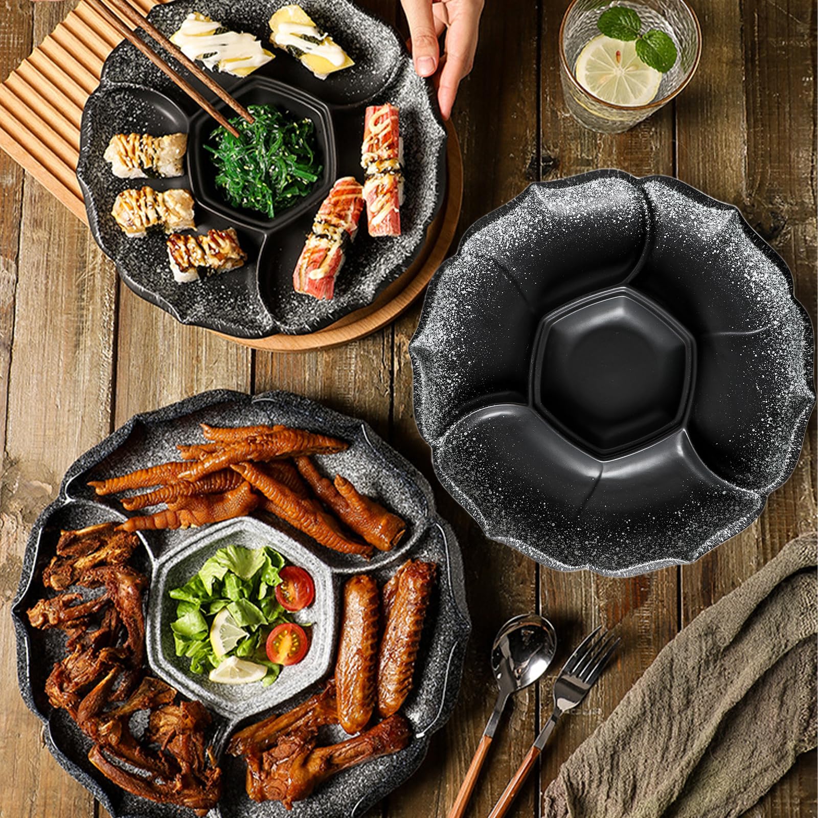 売約済●3枚 大皿 ディナー皿 プレート プレートL 23cm MINO_works 洋食器 お皿 皿 食器 大皿 ワン