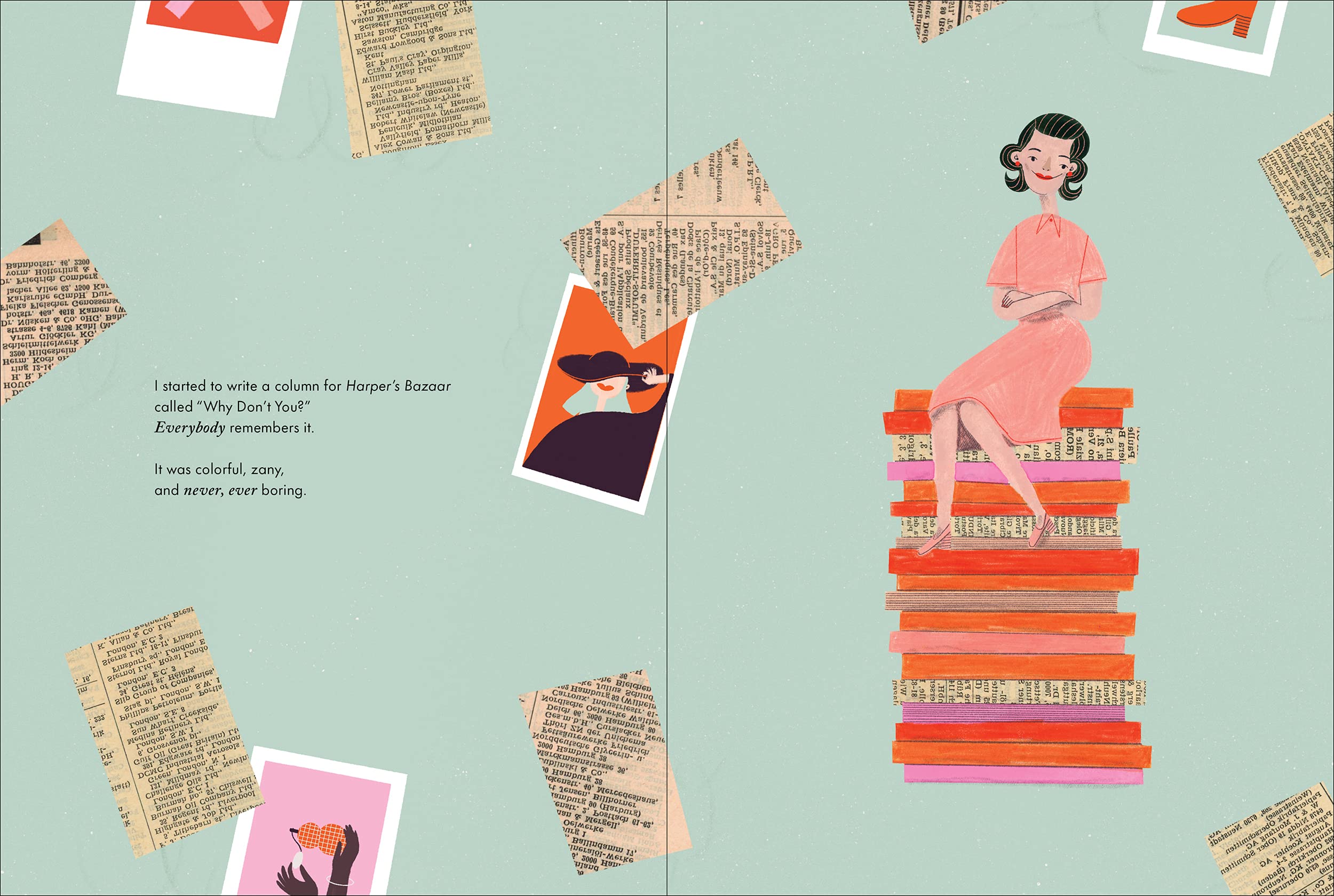 Violet Velvet Mittens with Everything: The Fabulous Life of Diana Vreeland