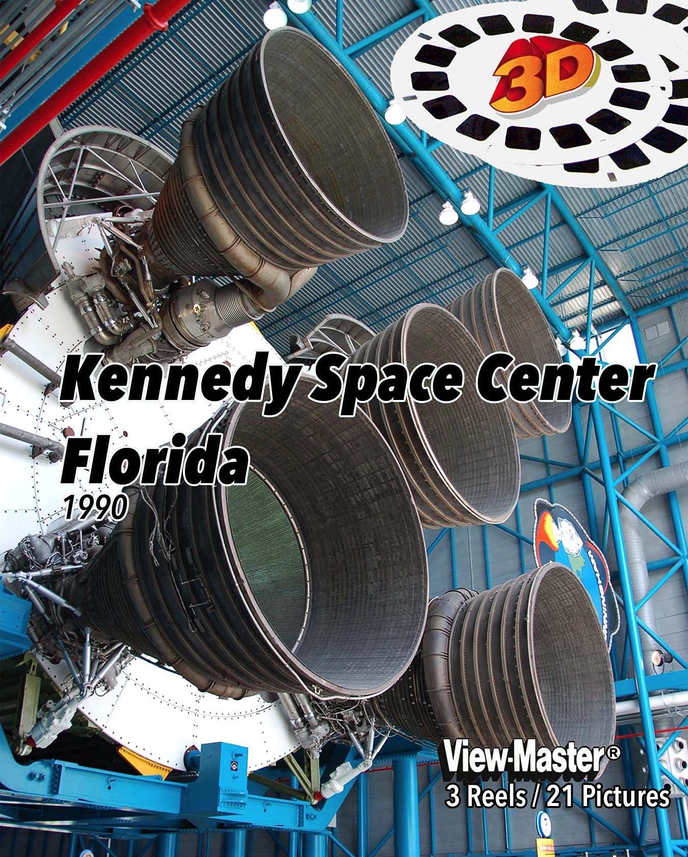 Kennedy Space Center Classic ViewMaster 3 Reels 21 3D Images