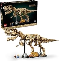 LEGO Jurassic World T. rex Dinosaur Fossils Skeleton 76968 - Adult Building Kit, 3145 Pieces, Posable Display Model for Dino Fans