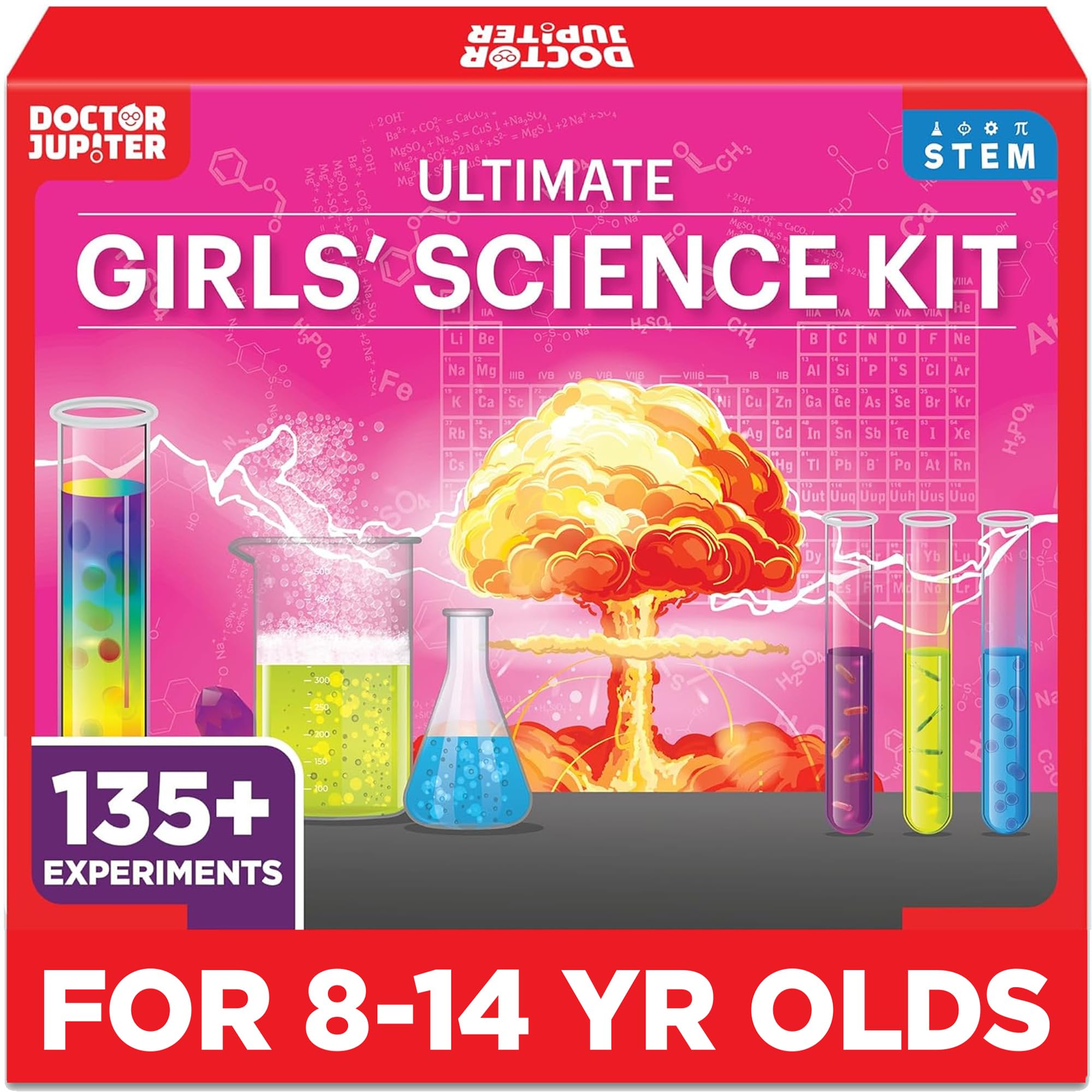 Sponsored Ad – Doctor Jupiter Toy Science Kit for Girls Age 7-8-9-10-11-12-13-14 | Birthday Gifts for 7+ Year Old Kids | Learning & Education toys, 135+ Experiments
