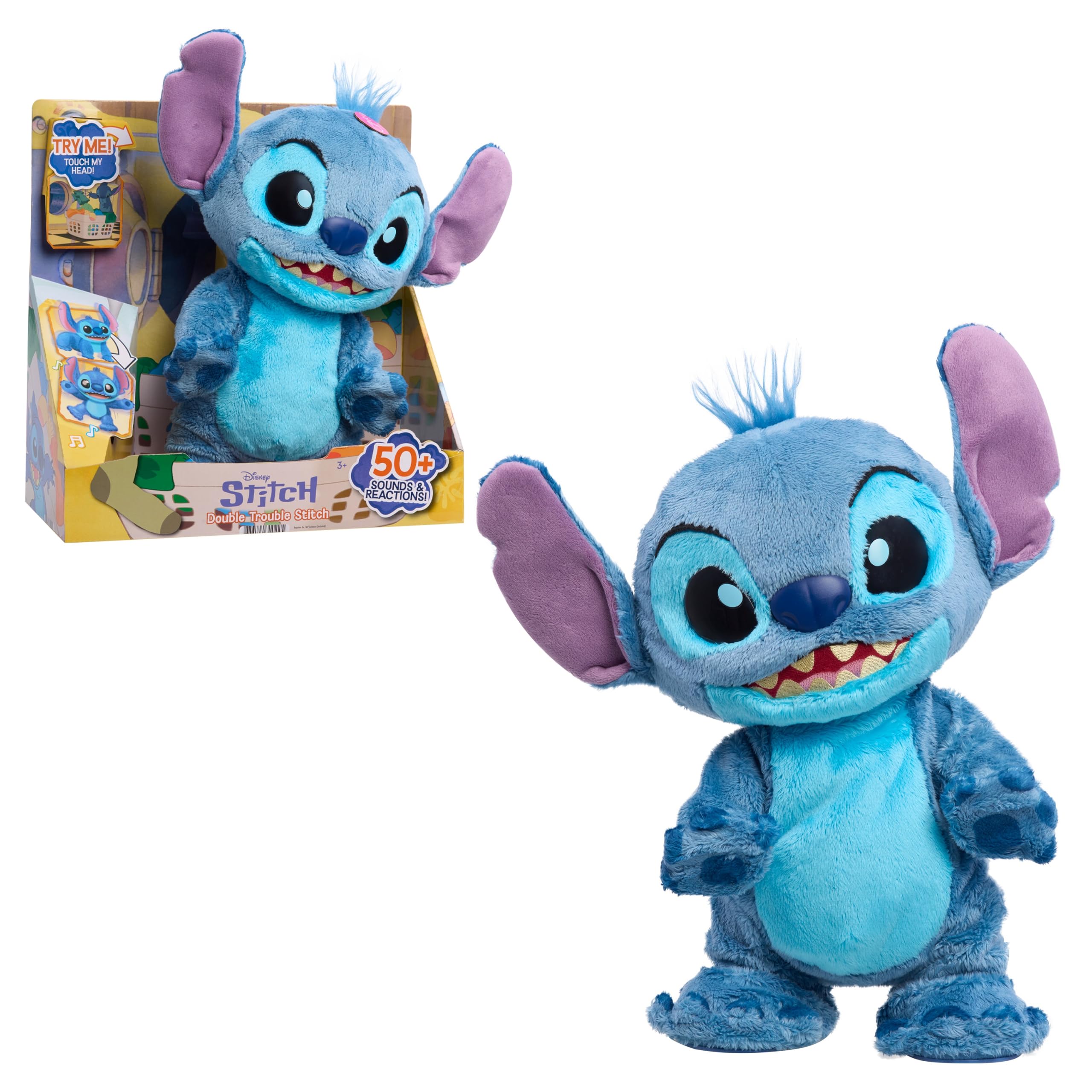 Disney Stitch Double Trouble Peluche Interattivo