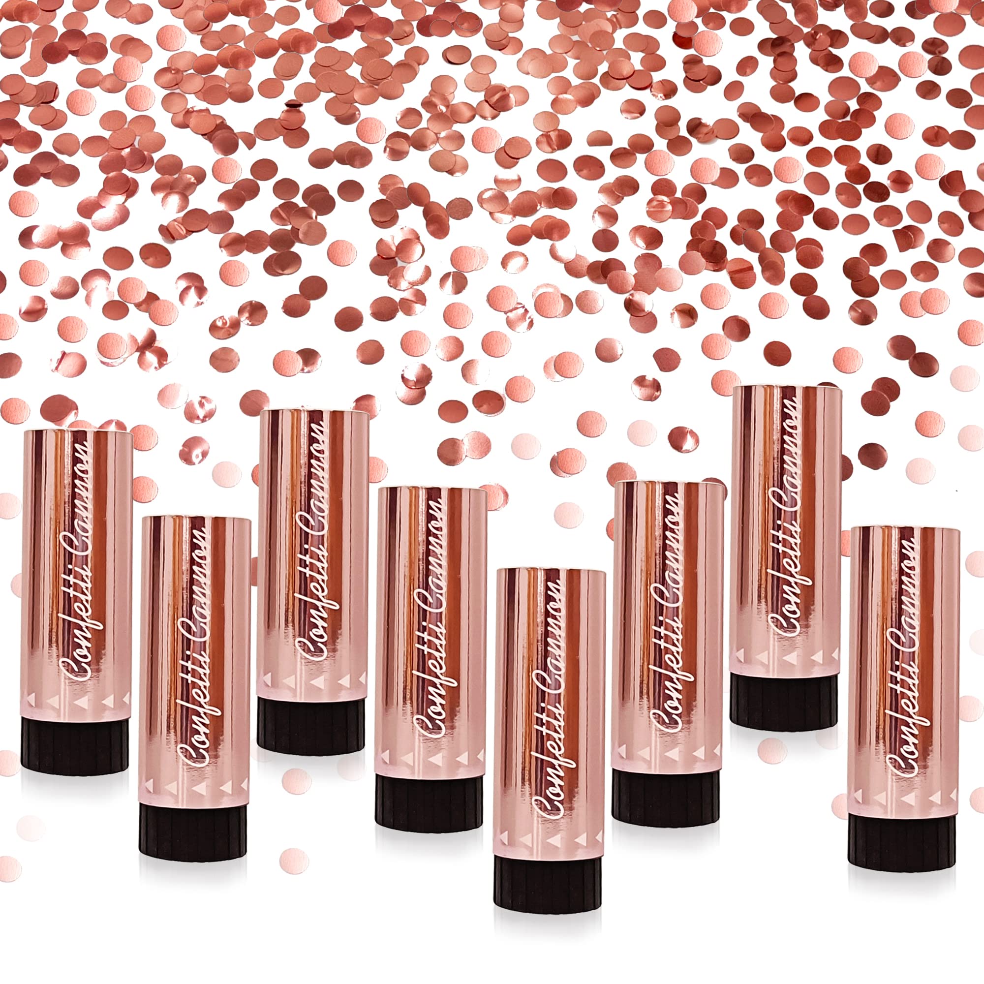 Confetti Poppers Cannons for Wedding Birthday Graduation Baby Shower Anniversary Christmas New Year's Kids Fun Party Supplies Decorations and Favors (