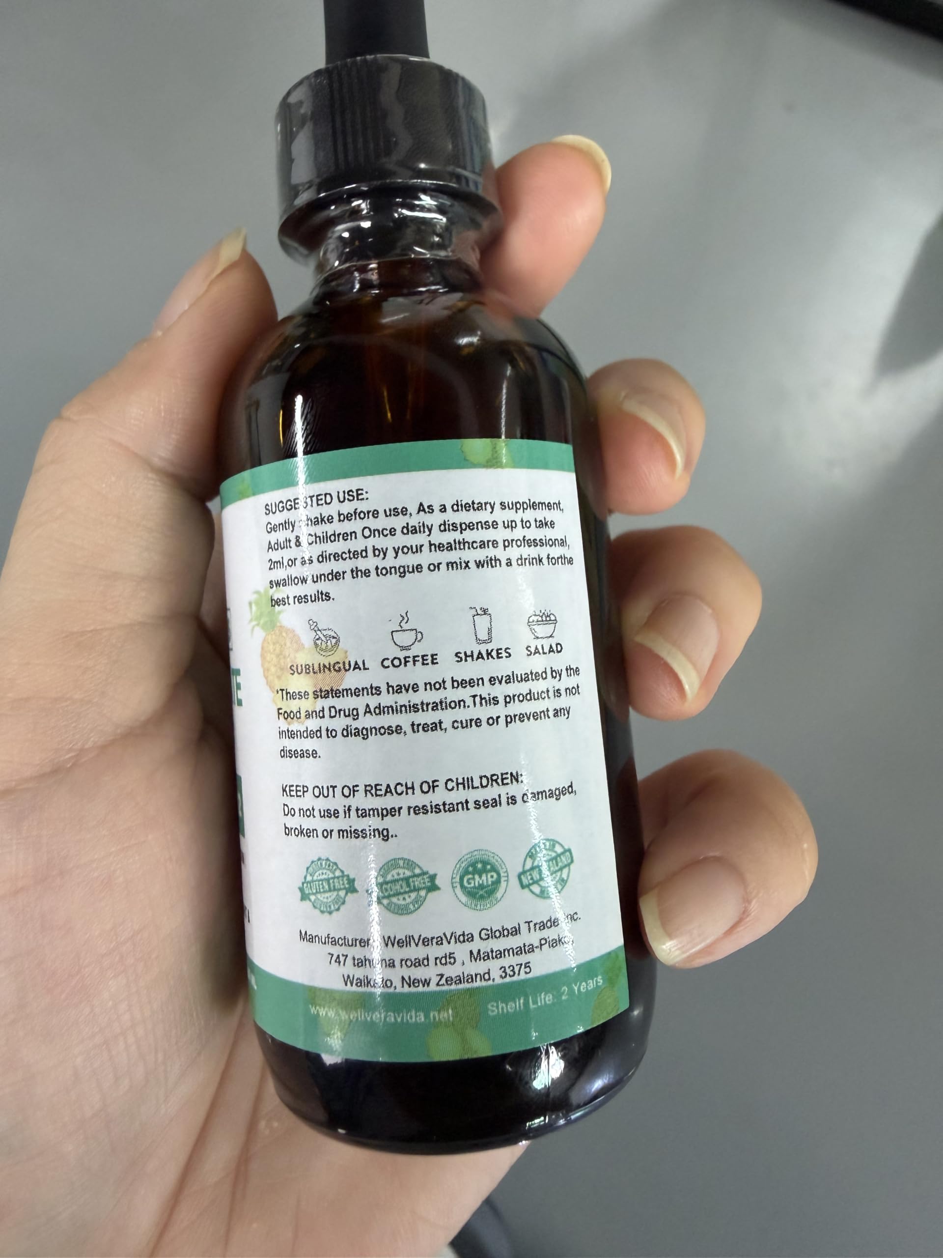 L Methylfolate 15mg Liquid Drops, 5-MTHF Plus Methyl B12 for Adults & Kids — Amazon image 8