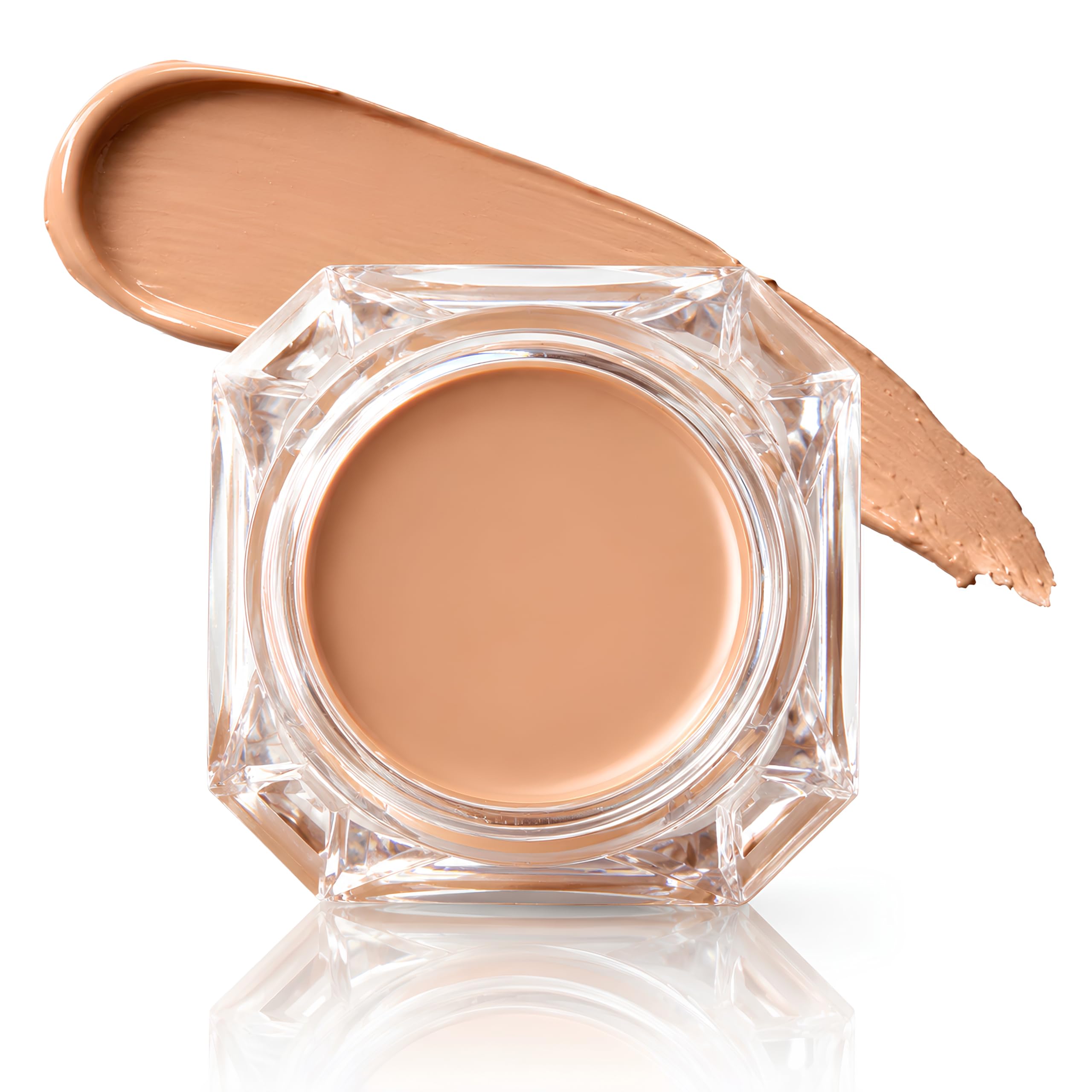 Cuffs N Lashes Cover Pot Concealer 14g – Full Coverage Cream Concealer for Dark Circles Acne Scars & Redness | Long-Lasting Blendable Makeup Base for All Skin Types (Nude-03)-image-5