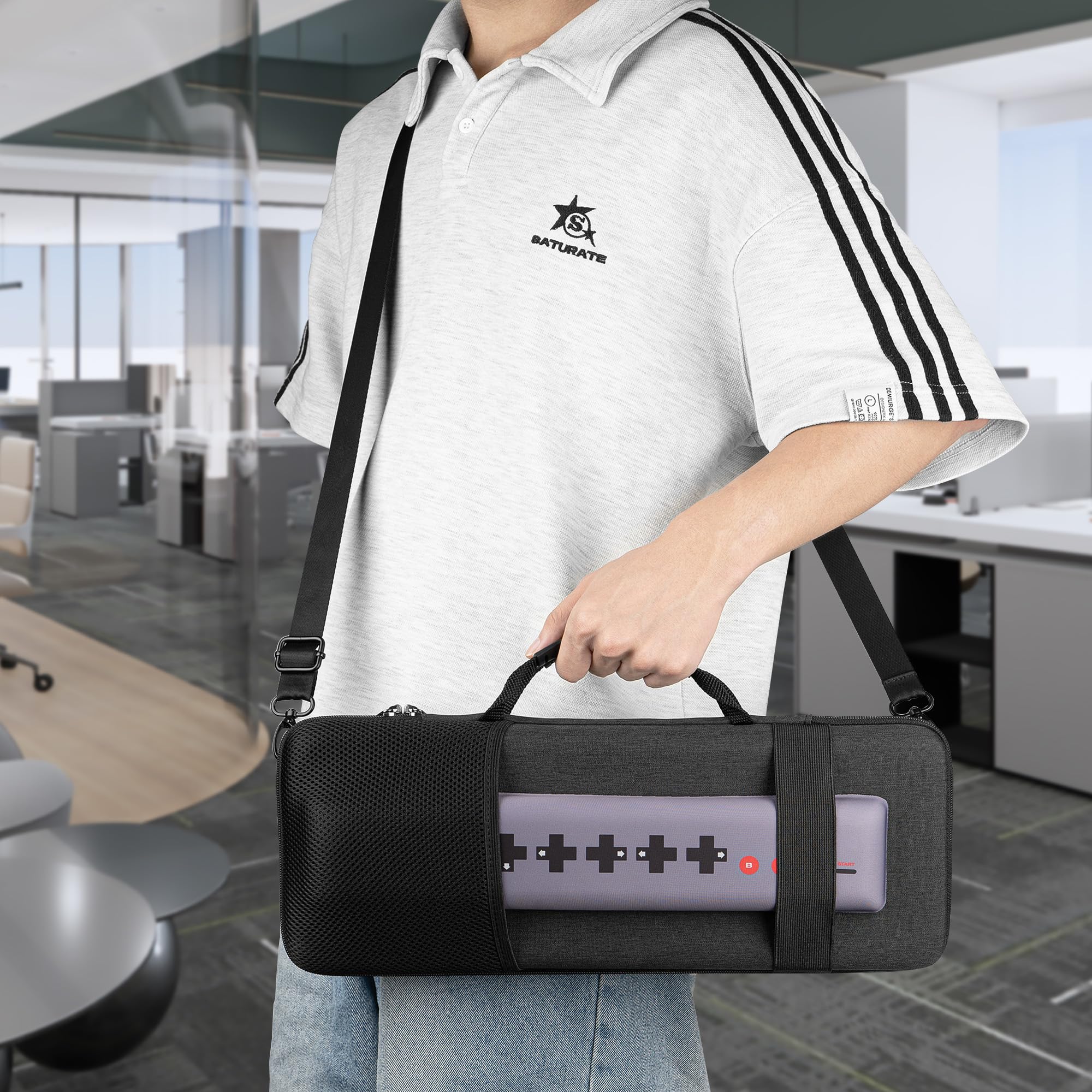 Geekria 75% 84-Tasten Tastatur- & Maus-Set Hardcase, kompatibel mit Aula F75 Pro/F75, Keychron K2 V2/K2/Q1/V1, ASUS ROG Azoth 75%, Redragon K673 PRO