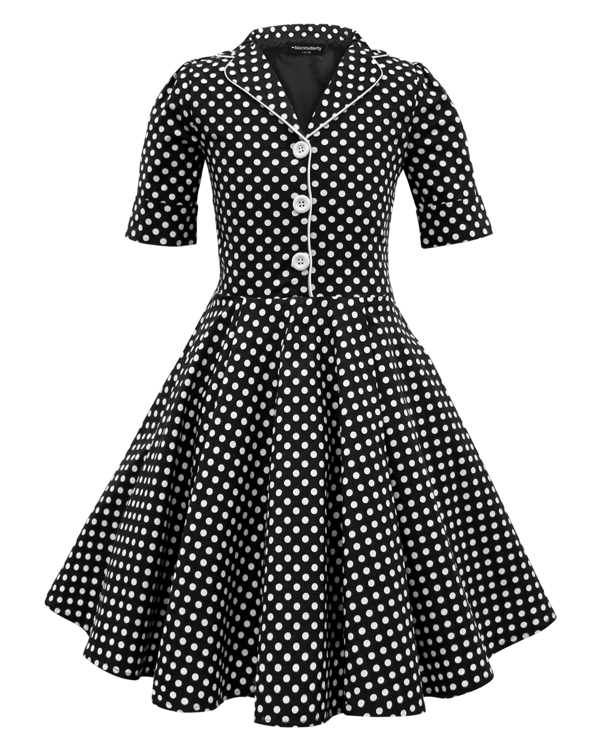 BlackButterfly Sabrina Polka Dot Dress