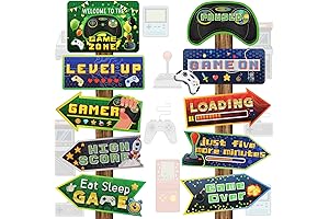 20-Piece Enchanting Video Game Party Decorations to Transform Your Event Into a Gaming Oasis