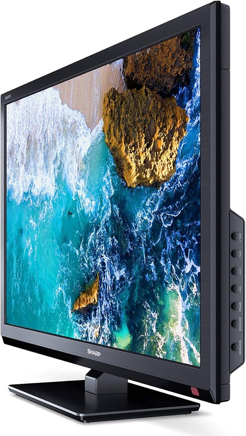 Sharp 24EA4E TV 24 No Smart HD Ready, 2 Ingressi HDMI, Sintonizzatore HD DVB-T;T;C;S;S2 MPEG4 + HEVC;H.265 10 bit, Altoparlanti 2 x 5W, con Piedistallo Centrale, Nero Sharp 24EA4E TV 24 No Smart HD Ready, 2 Ingressi HDMI, Sintonizzatore HD DVB-T;T;C;S;S2 MPEG4 + HEVC;H.265 10 bit, Altoparlanti 2 x 5W, con Piedistallo Centrale, Nero