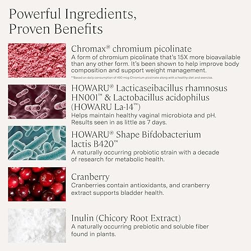 Miniatura 5 de Stonehenge Health Biotics for Women Probiotic 70 mil millones de UFC, 24 cepas + fibra prebiótica, control de peso, enfoque y estado de ánimo, apoyo