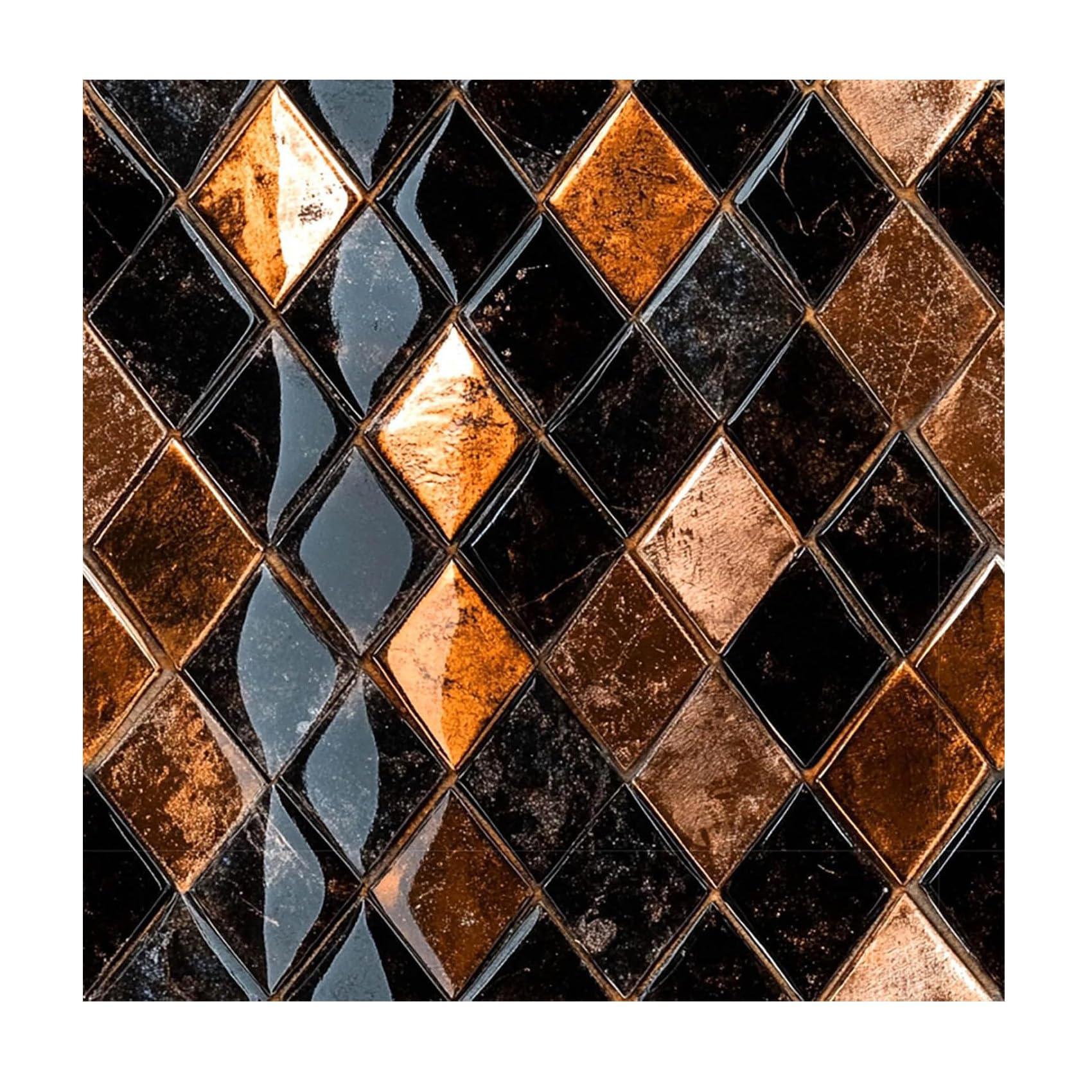 20Pcs Mosaic Tile Stickers Peel and Stick Decorative Tiles Waterproof