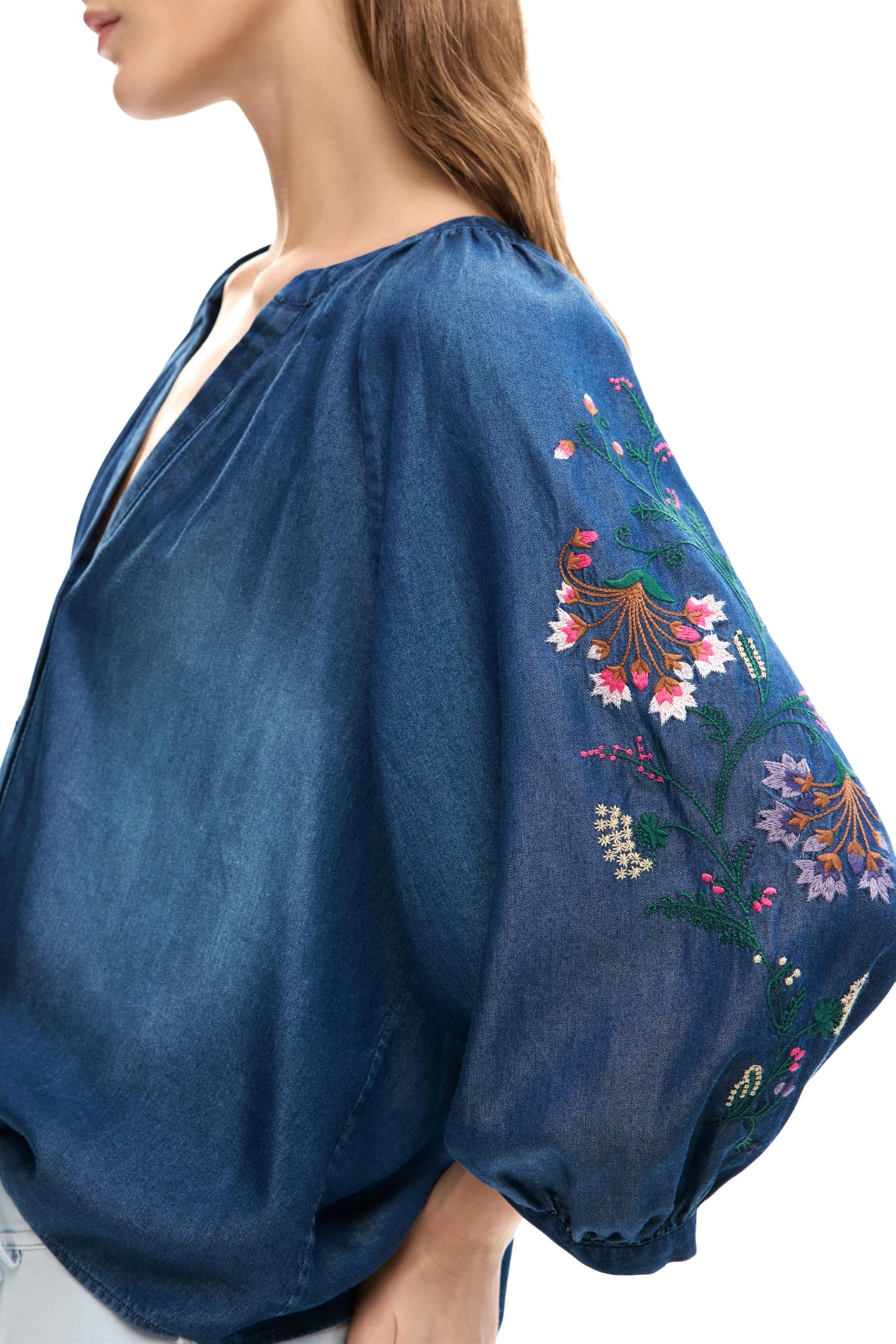 Desigual Damen Chambre Bluse
