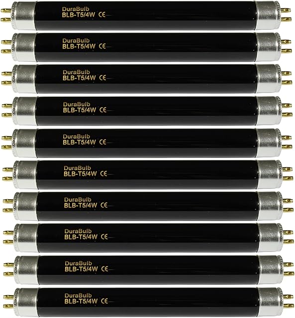 10 x DuraBulb® F4 T5 BLB Bank Note Checker UV Bulbs Fake Money Detector Ultraviolet Blacklight Tubes